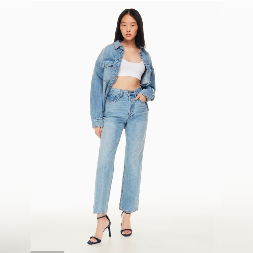 Aritzia Denim Forum The Joni High Rise Loose 26l Sz 26